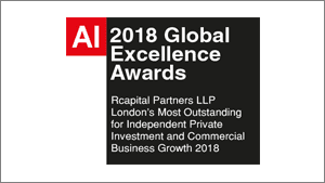 London’s Most Outstanding for Independent Private Investment and Commercial Business Growth 2018
